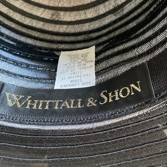 Whittall and Shon black and white hat - Picture 3 of 4